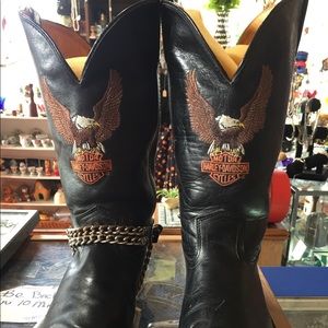 Vintage Harley Leather boots